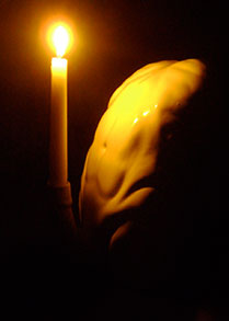 Candlesdick erotic candle holder